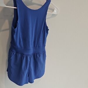 Kids Blue Sleeveless Romper